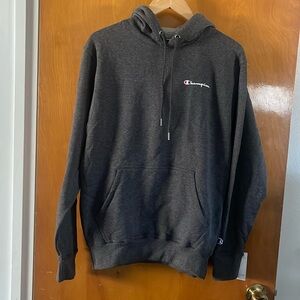 Champion Hoodie Men’s Small Gray